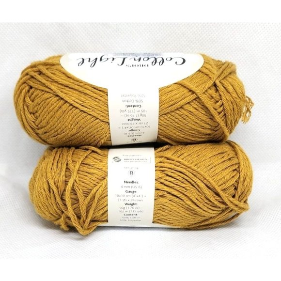 Drops Cotton Light Yarn - Color 36, Dyelot 079 - Cotton/Polyester Blend - Picture 8 of 12